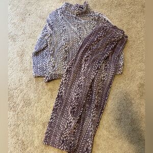 Koolaburra purple sweater set